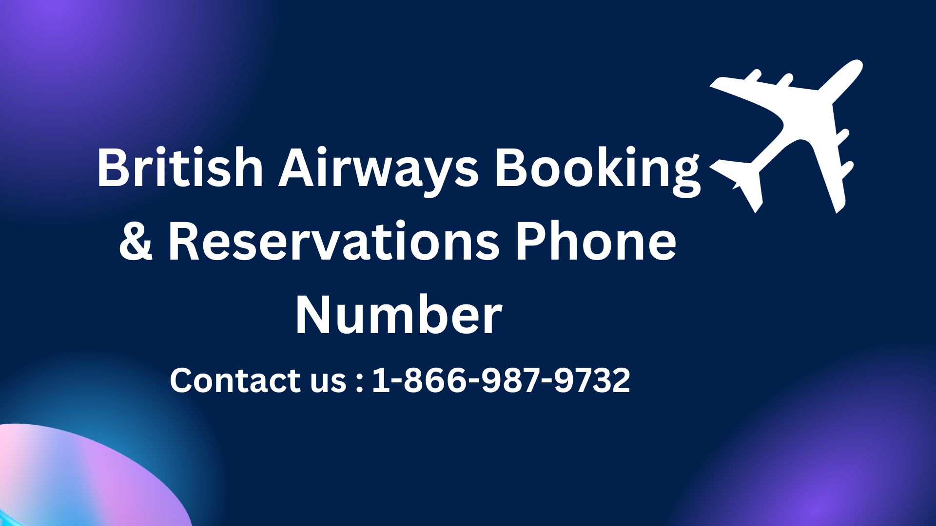 British Airways Booking | Reservations Phone Number
